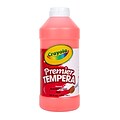 Crayola Premier Fluorescent Tempera Paint Fluorescent, Red, 16oz (54-1116-093)