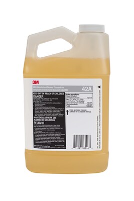3M MBS Disinfectant Cleaner Concentrate, Lavender, 0.5 Gallon, 4/CT (42A), Green | Quill