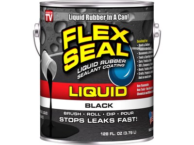 Flex Seal Liquid Rubber, 128 oz., Black (US855BLK01)