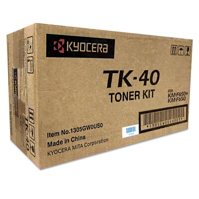 Kyocera TK-40 Black Standard Yield Toner Cartridge