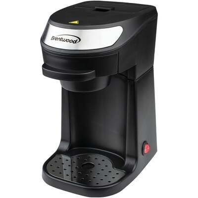 Brentwood TS-111BK Single Serve Coffee Maker with Mug