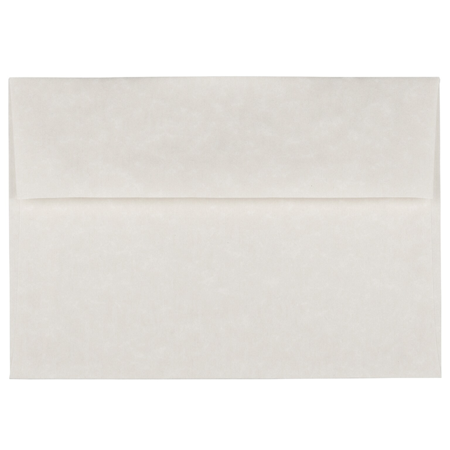 JAM Paper® A7 Parchment Invitation Envelopes, 5.25 x 7.25, White Recycled, 50/Pack (12672I)