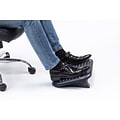 Mount-It! Tilt Adjustable Footrest, Black (MI-7802)