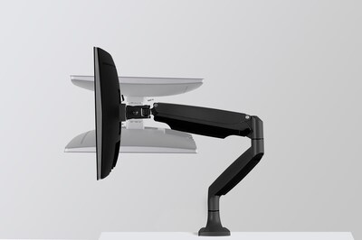 Mount-It! Height Adjustable Single Monitor Desk Mount Arm for 13"-32" Monitors (MI-1771B)