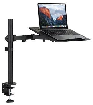 Mount-It! 19 x 19 Steel Mount Laptop Desk Stand for 17 Laptops, Black (MI-4352LT)