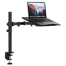 Mount-It! 19 x 19 Steel Mount Laptop Desk Stand for 17 Laptops, Black (MI-4352LT)