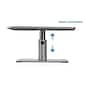 Mount-It! Height Adjustable Steel Laptop Stand for MacBook and Laptops, Gray (MI-7272)