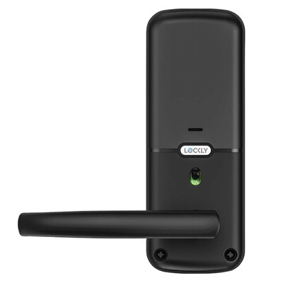 Lockly PGD 628W MB Secure Pro Latch Edition Commercial Fingerprint Access & Touchscreen Smart Lockset, Matte Black