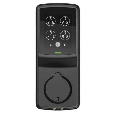 Lockly PGD 728W MB Secure Pro Deadbolt Edition Commercial Fingerprint Access & Touchscreen Smart Lockset, Matte Black
