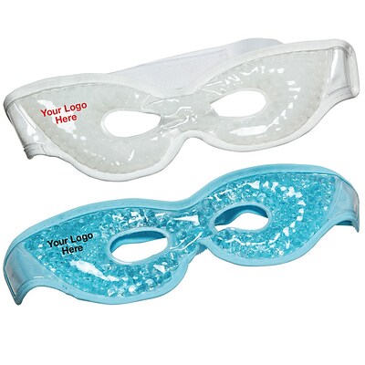 Premium Plush Aqua Pearls Hot/Cold Eye Mask