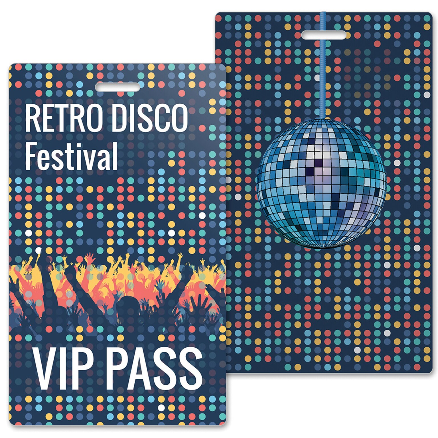 Custom Full Color Id Badge 3 x 5