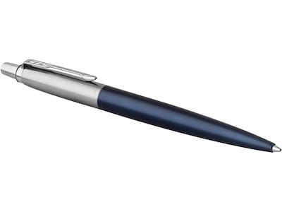 Parker Jotter Retractable Ballpoint Pen, Nib Point, 0.7mm, Blue Ink, (1953209)