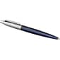 Parker Jotter Retractable Ballpoint Pen, Nib Point, 0.7mm, Blue Ink, (1953209)