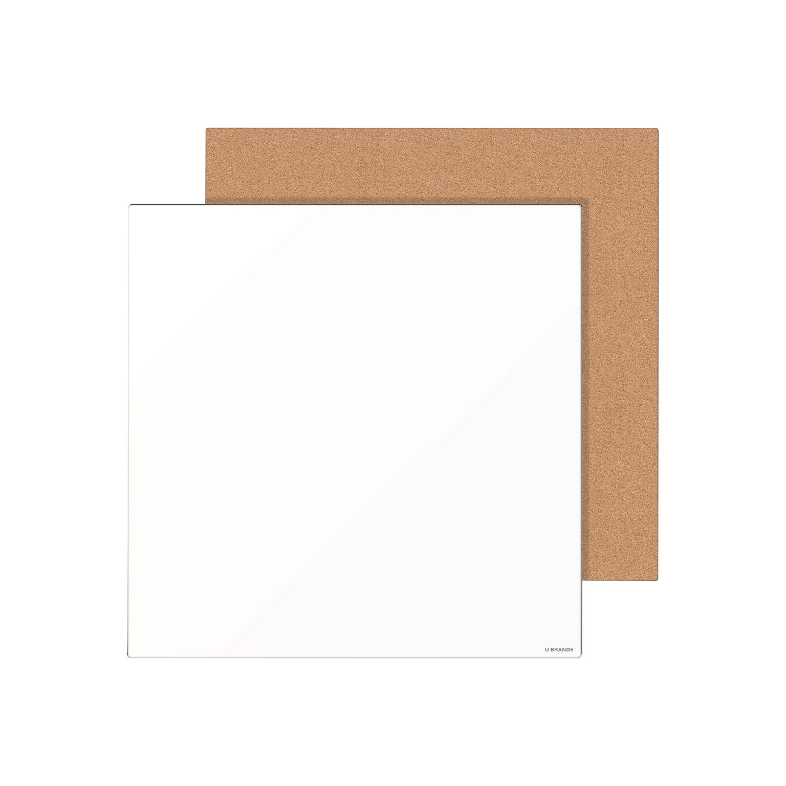 U Brands Cork & Dry Erase Board Set, 1 x 1 (3888U00-01)