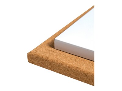 U Brands Cork & Dry Erase Board Set, 1' x 1' (3888U00-01)