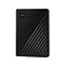 WD My Passport 4TB USB 3.2 Gen 1 External Hard Drive, Black (WDBPKJ0040BBK-WESN)