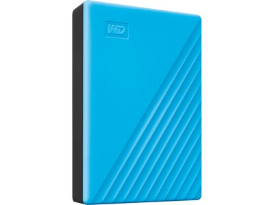 WD My Passport 4TB USB 3.2 Gen 1 External Hard Drive, Sky (WDBPKJ0040BBL-WESN)