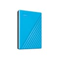 WD My Passport 2TB USB 3.2 Gen 1 External Hard Drive, Sky (WDBYVG0020BBL-WESN)