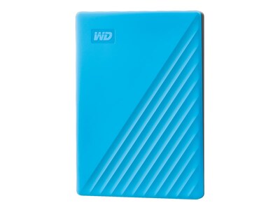 WD My Passport 2TB USB 3.2 Gen 1 External Hard Drive, Sky (WDBYVG0020BBL-WESN)