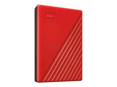 WD My Passport 2TB USB 3.2 Gen 1 External Hard Drive, Red (WDBYVG0020BRD-WESN)