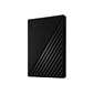 WD My Passport 2TB USB 3.2 Gen 1 External Hard Drive, Black (WDBYVG0020BBK-WESN)