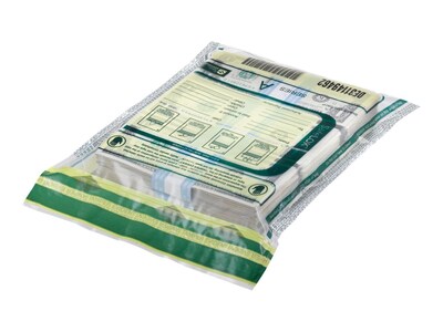 SafeLok Series D Deposit Bags, White, 100/Pack (585094)