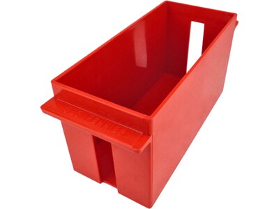 CONTROLTEK $25 Pennies Tray, 1 Compartment, Red (560162)