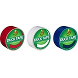Duck Heavy Duty Duct Tape, 1.88 x 20 Yds., Assorted Colors, 3 Rolls/Pack (DUCKUSA3PK-STP)