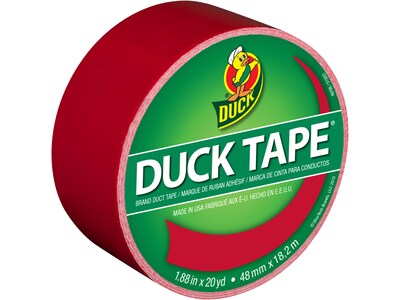 Duck Heavy Duty Duct Tape, 1.88 x 20 Yds., Assorted Colors, 3 Rolls/Pack (DUCKPRM3PK-STP)