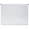 JAM Paper Plastic Envelopes with Zip Closure, Letter Size, Clear, 12/Pack (218Z1CL)