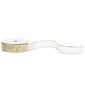JAM Paper® Wire Edged Ribbon, 1 Inch x 3 Yards, Gold, Sold Individually (2210216378)