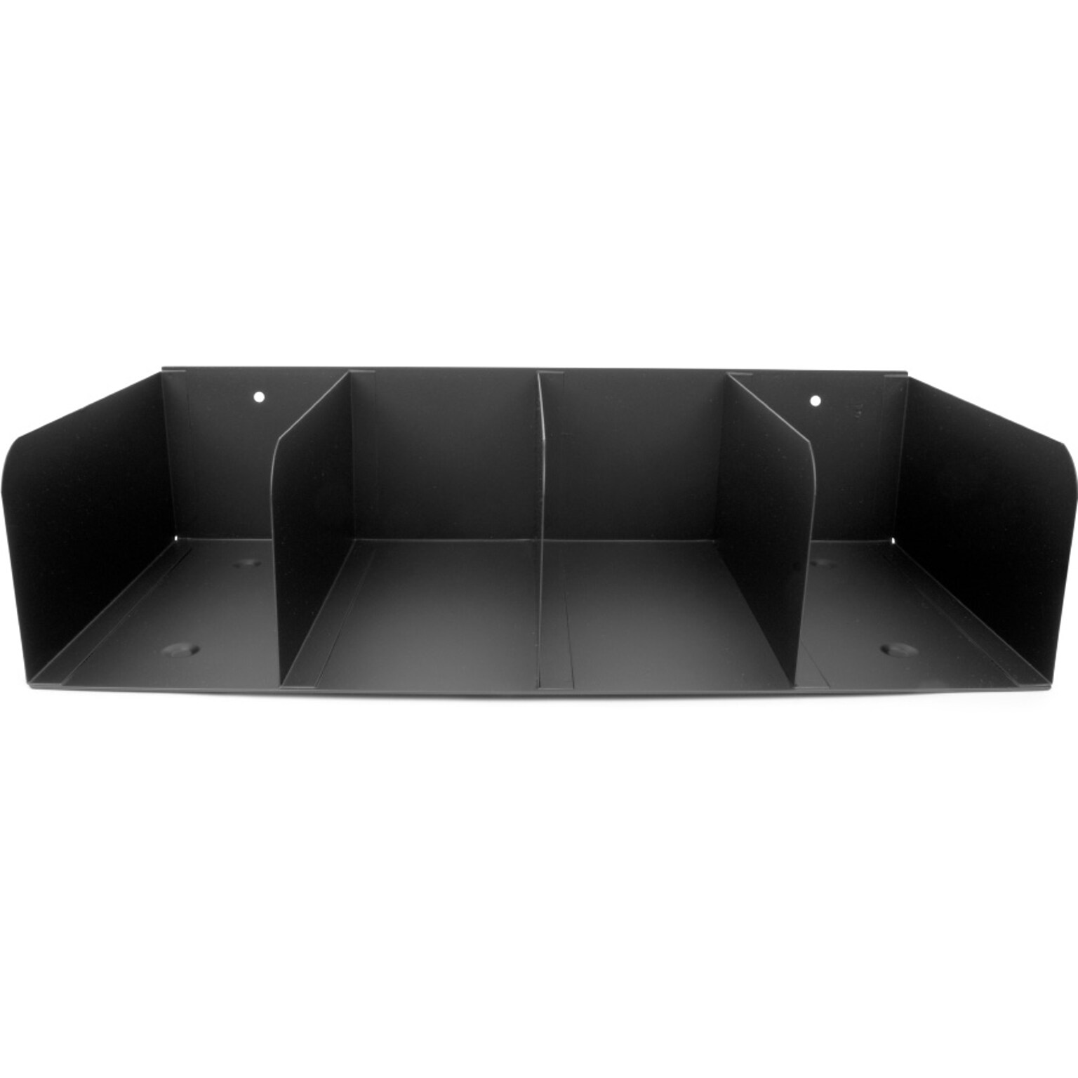 CONTROLTEK Counter Check Separator, 4 Compartments, Black (500070)