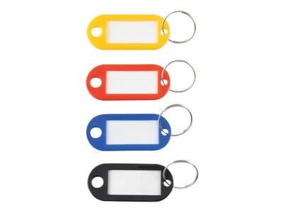 Advantus 1-Key Tags, Assorted Colors, 20/Pack (KEY98007)