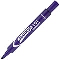Avery Marks A Lot Tank Permanent Markers, Chisel Tip, Purple, 12/Pack (08884)