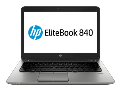 HP EliteBook 840 G2 Refurbished Notebook, Intel i5 2.3GHz Processor, 8GB Memory, 128GB SSD, Windows 10 Pro