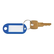 Advantus 1-Key Tags, Dark Blue, 6/Pack (KEY98019)