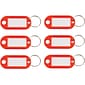 Advantus 1-Key Tags, Red, 6/Pack (KEY98018)