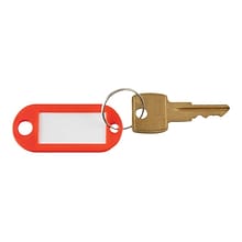 Advantus 1-Key Tags, Red, 6/Pack (KEY98018)