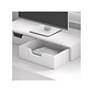 Bush Furniture Key West Casual Desktop Organizer with Drawers, Pure White Oak (KWS127WT-03)