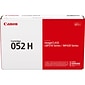 Canon 052H Black High Yield Toner Cartridge  (2200C001)