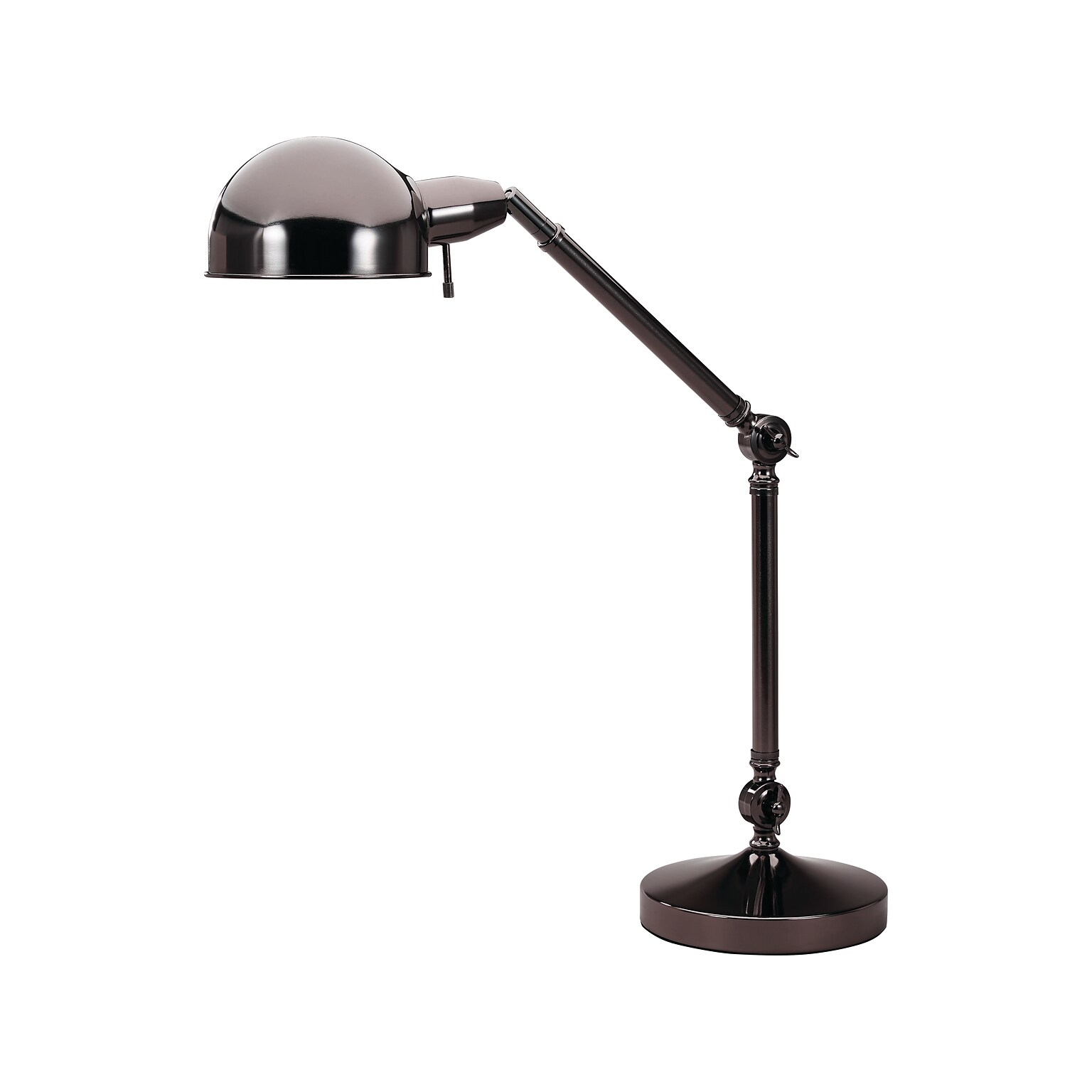 V-Light Compact Fluorescent (CFL) Desk Lamp, 23, Black Chrome (CAVS100510BC)