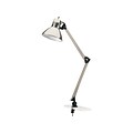 V-Light Compact Fluorescent (CFL) Desk Lamp, 34, Brushed Steel (EN804CR)