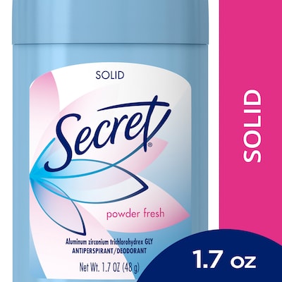 Secret Powder Fresh Wide Solid Antiperspirant and Deodorant, 1.7 oz. (12442)