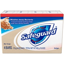 Safeguard Bar Soap, 4 oz., Scented, 48 Bars/Carton (PGC08833)