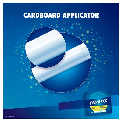 Tampax Regular Tampons, 500/Carton (T500/02500)