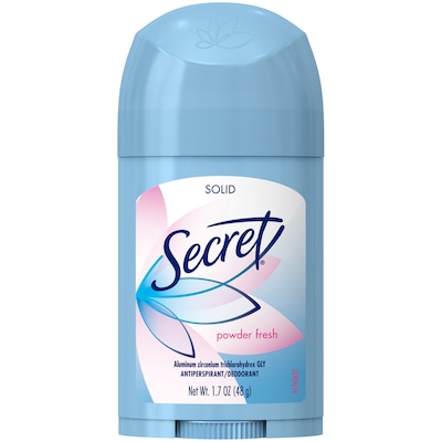 Secret Powder Fresh Wide Solid Antiperspirant and Deodorant, 1.7 oz. (12442)