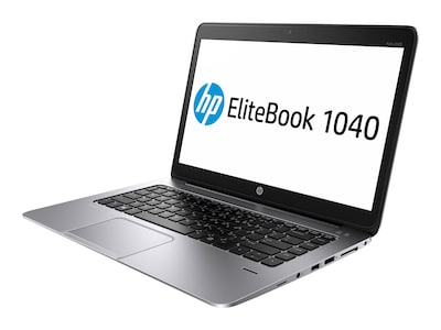 HP EliteBook Folio 1040 G2 14" Refurbished Notebook, Intel i5 2.2GHz Processor, 8GB Memory, 128GB SSD, Windows 10 Pro