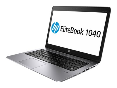 HP EliteBook Folio 1040 G2 14" Refurbished Notebook, Intel i5 2.2GHz Processor, 8GB Memory, 128GB SSD, Windows 10 Pro