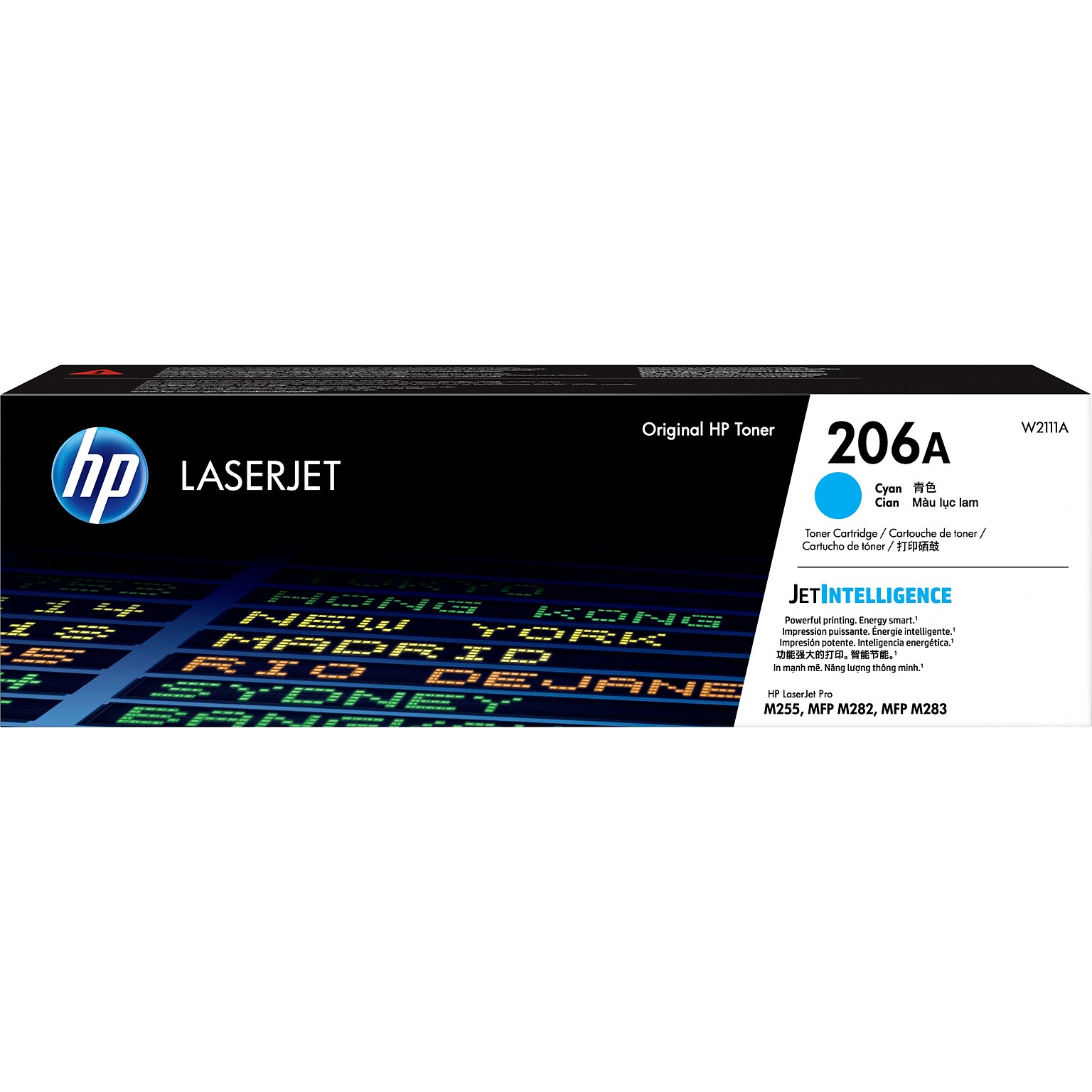 HP 206A Cyan Standard Yield Toner Cartridge (W2111A)