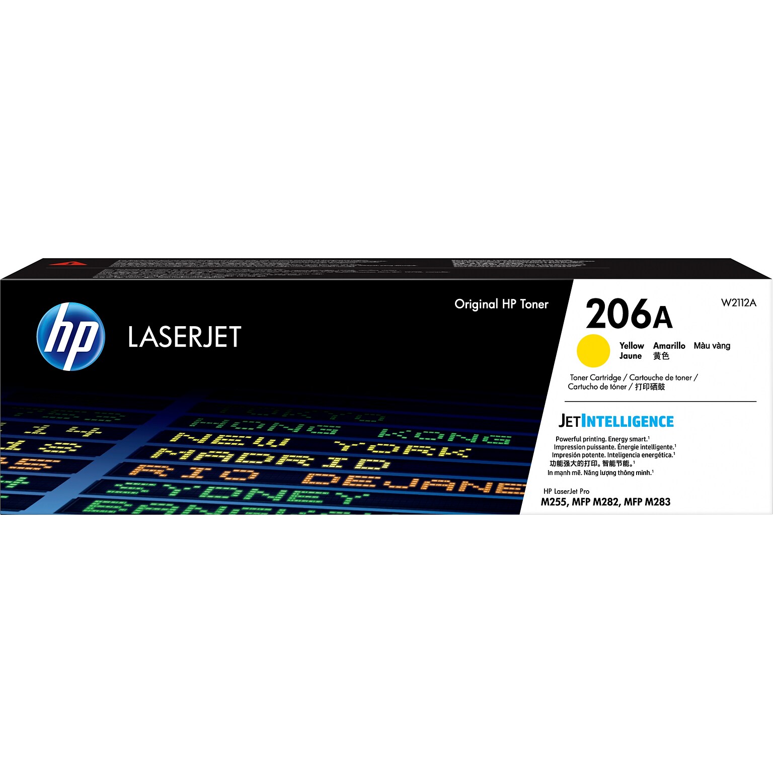 HP 206A Yellow Standard Yield Toner Cartridge (W2112A)